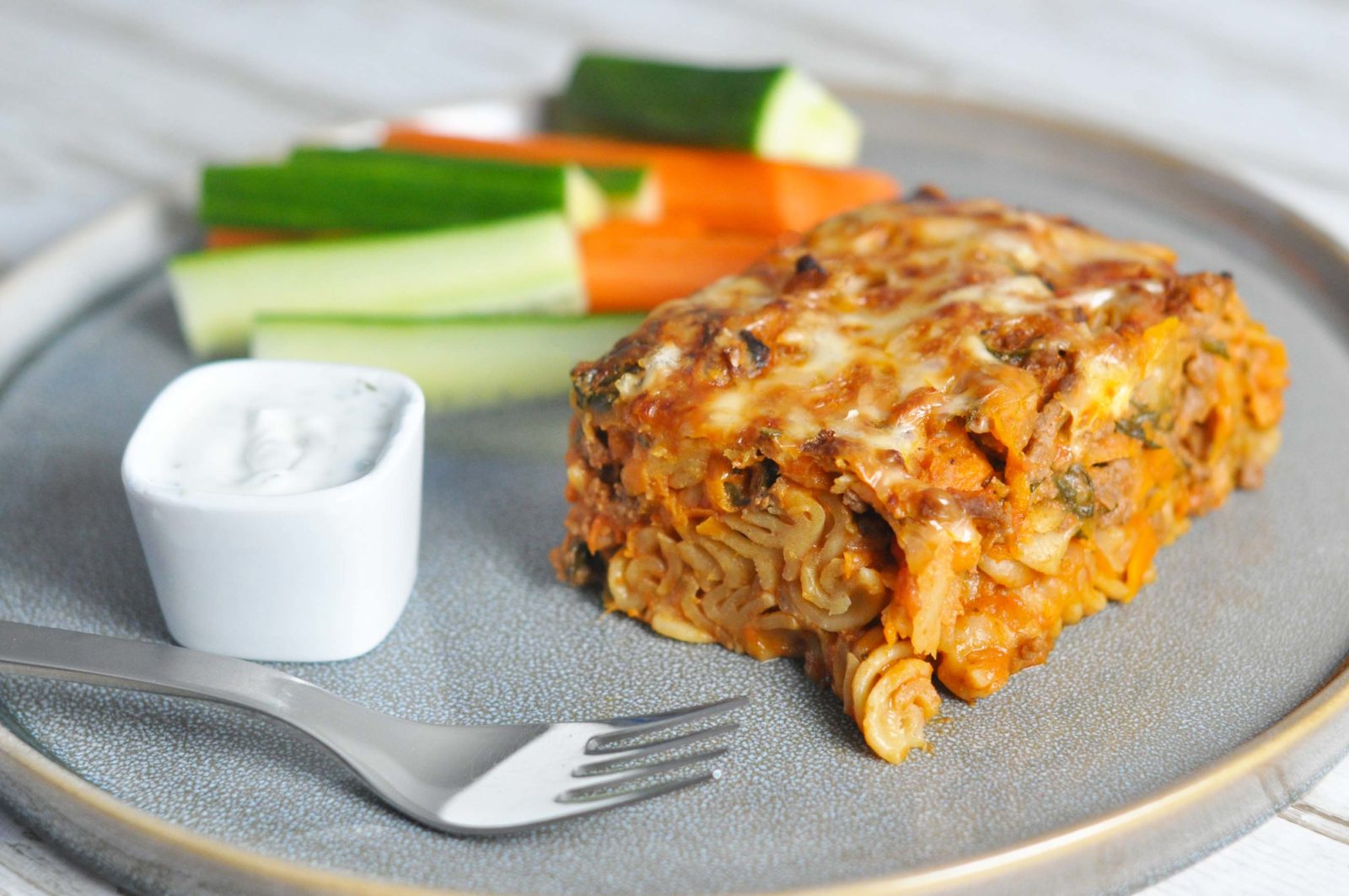 Tasty wholewheat lasagnette with veggies - day two