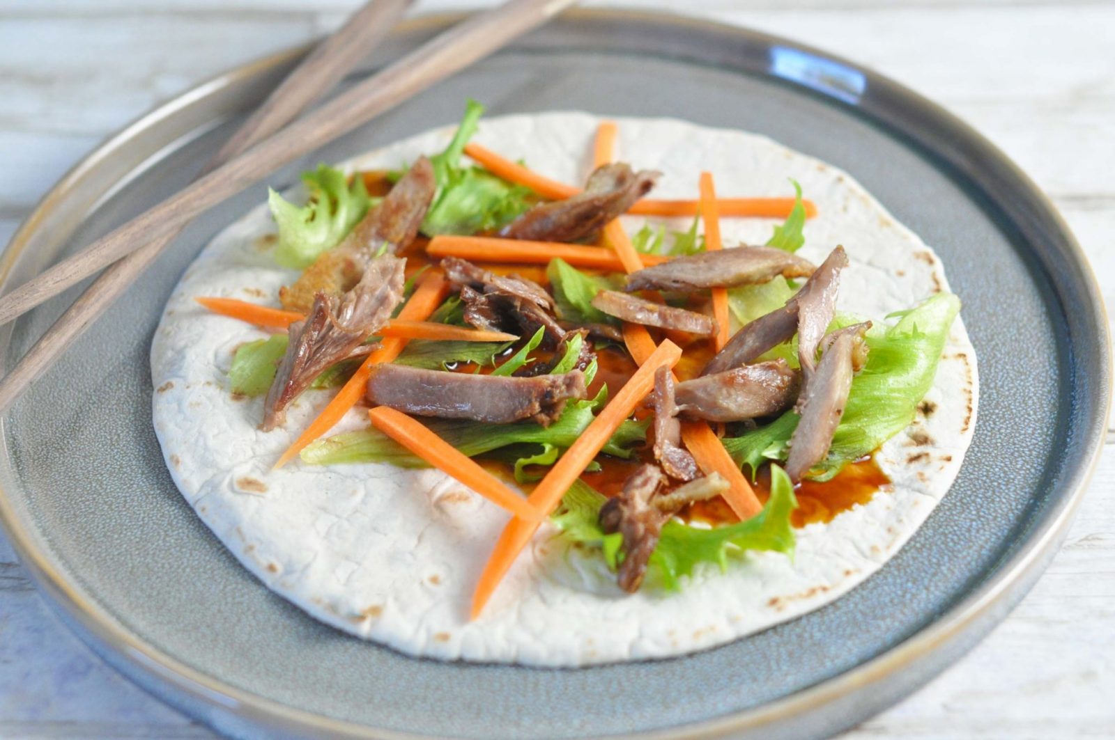 Super quick peking duck with leftover St. Martin's duck
