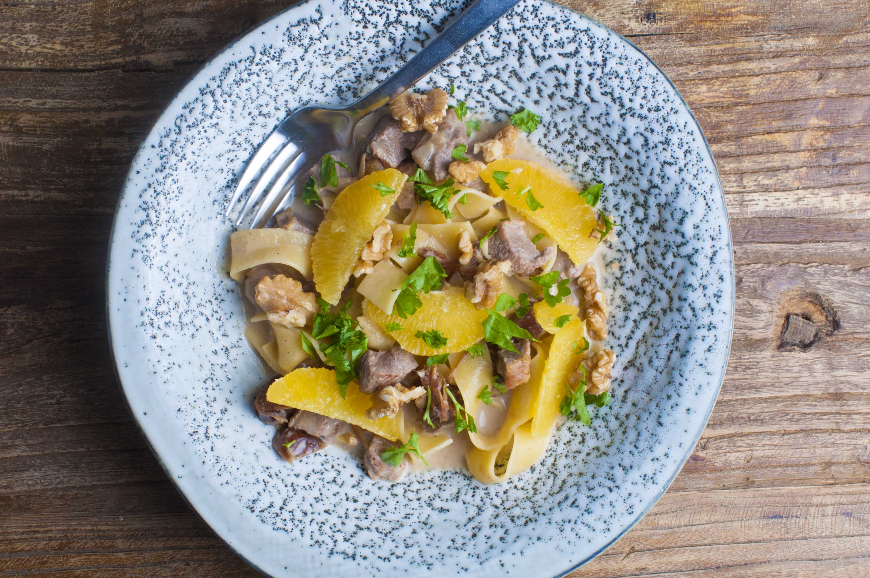 Pasta With Orange Leftover Duck And Walnuts Mambeno Co Uk