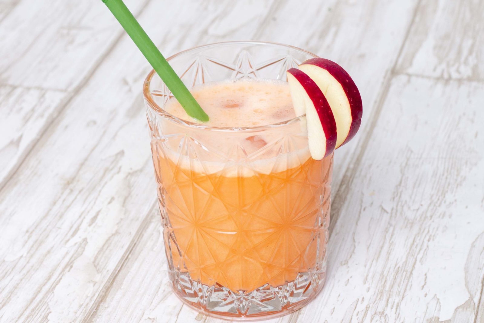 fruitjuice with carrot celery and beets
