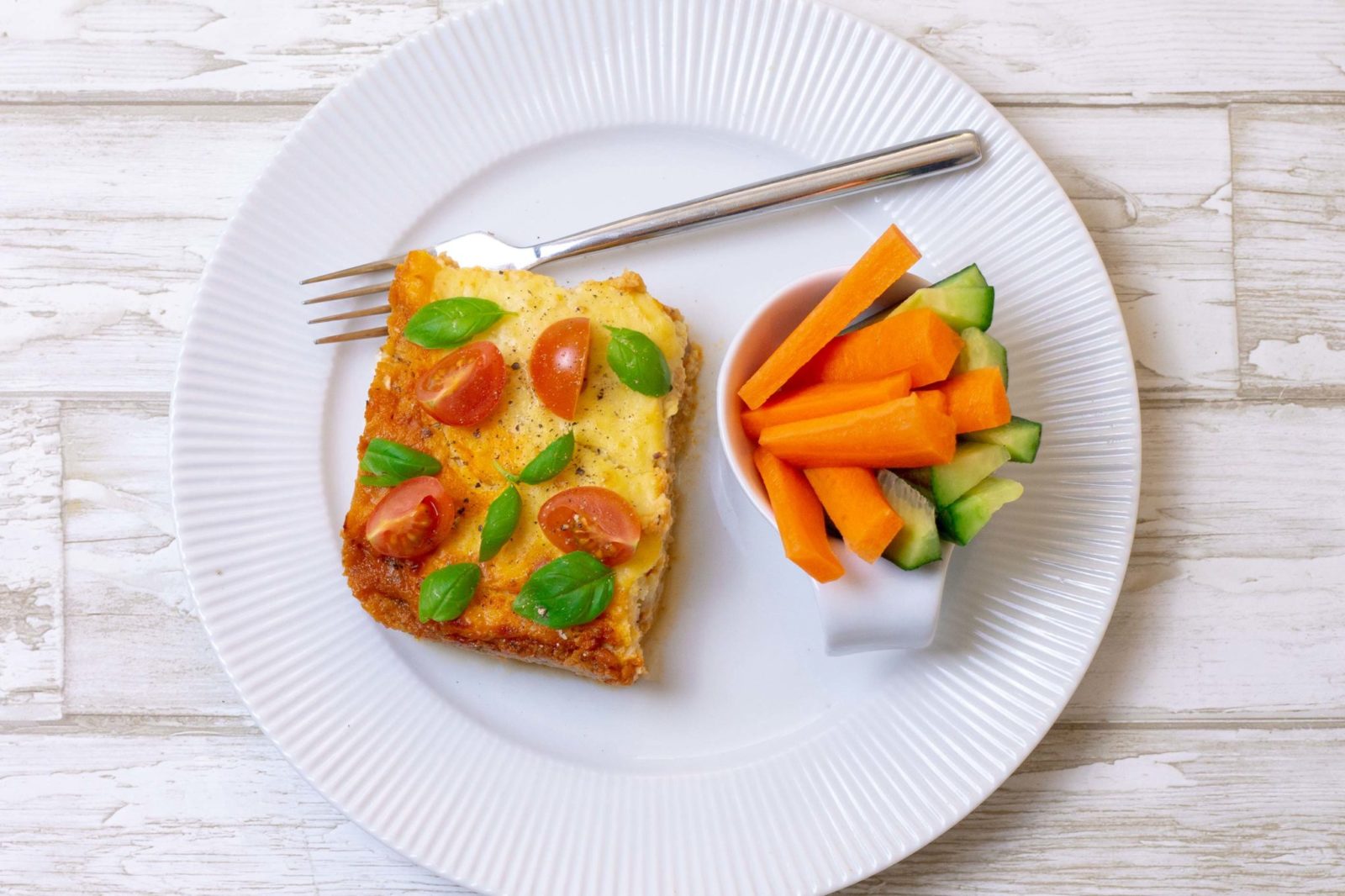 Mashed potato gratin with chicken bolognese day two