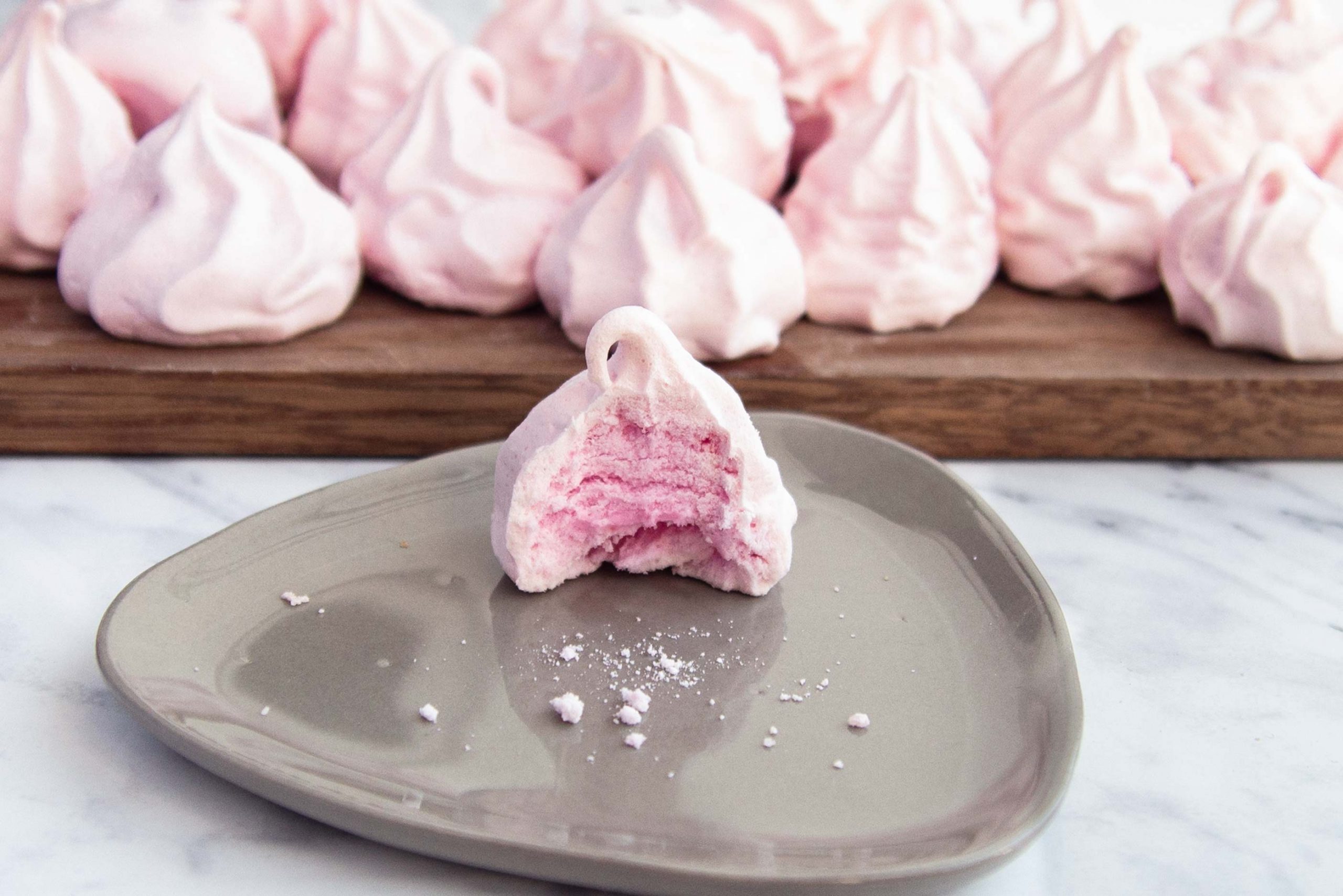 Raspberry Meringue Kisses Simple Homemade Meringue Treats